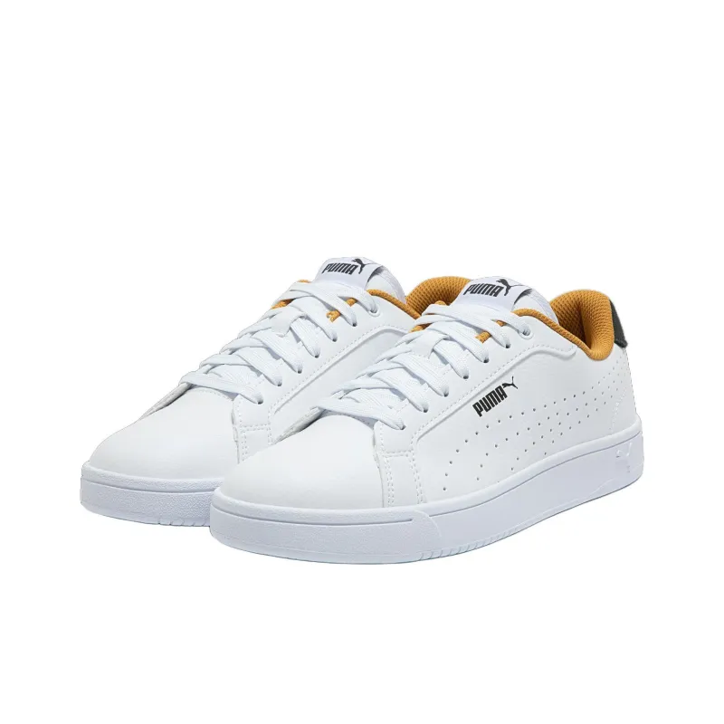 PUMA Grounded Perf Low Top Skateboard Shoes Unisex White Gray-2