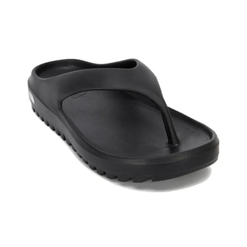 THE NORTH FACE CAMPER's FLIP Rubber Sole Quiet Abrasion Resistant Slip Resistant Flip Flops Unisex Black-2