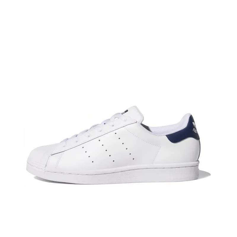 Adidas Superstan White Navy Women's-0