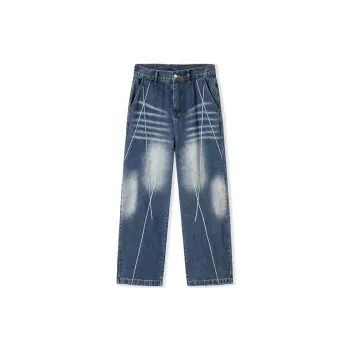 FORHUG Jeans Unisex Washed Blue