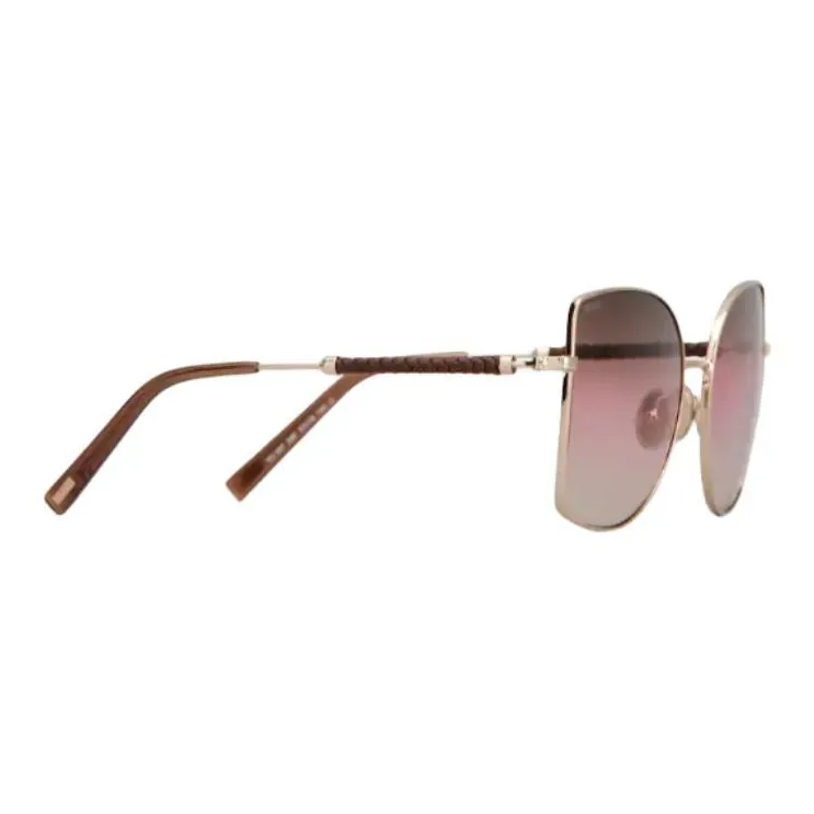 TOD'S Irregular Shape Sunglasses Women's Gold-1
