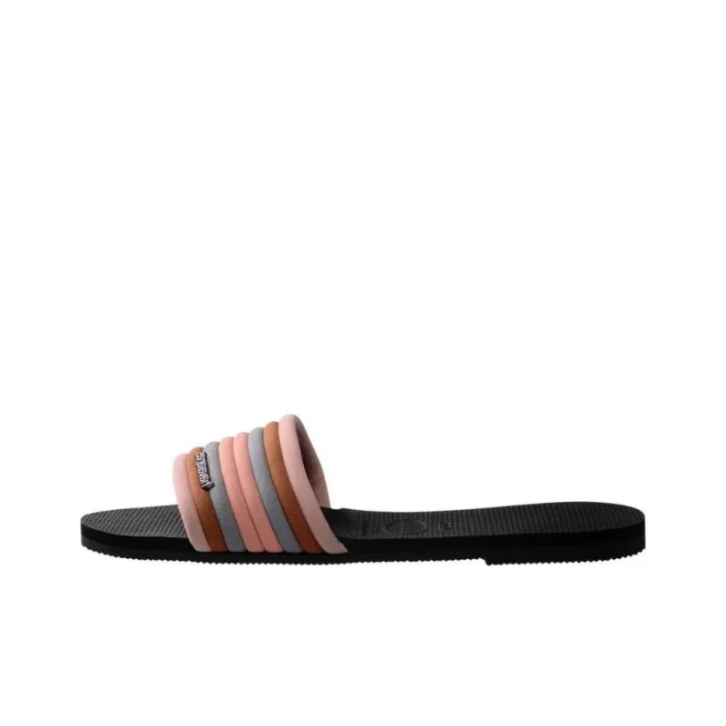 Havaianas Woven Slide Slippers Women's Black-0