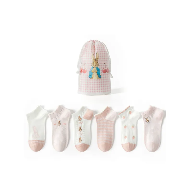 Caramella x Peter Rabbit Ankle Socks Unisex 5 Pack-8