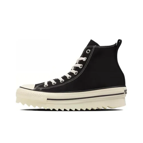 Converse All Star Sharksole Hi Wear resistant And Lightweight High Top Canvas Shoes Unisex Black Japan Version