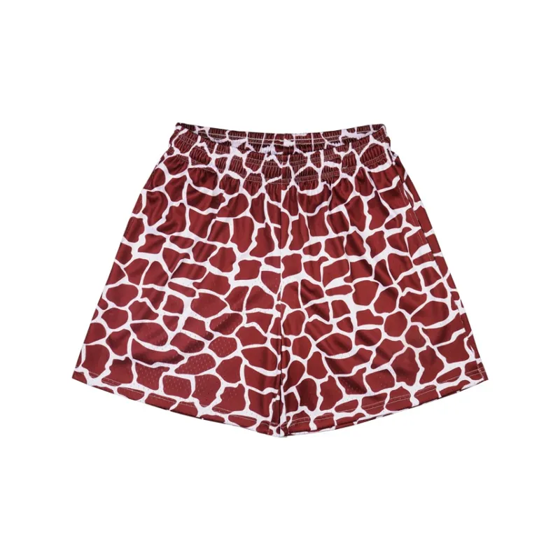 BKCXZICE Basketball Shorts Unisex Deer Pattern Series-1