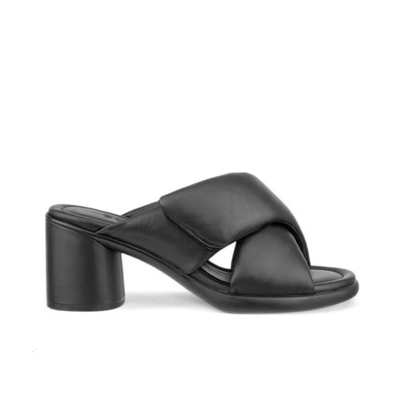 Ecco Slide Slippers Women's Black-1