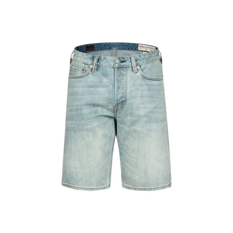 EVISU SS24 Playful Godhead Daicock Print Regular Fit Denim Shorts-1