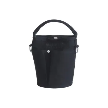 Beams Cotton Bucket Bag Handbag Mini Men's Black