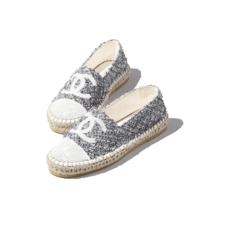 CHANEL Espadrilles Women's Silver-2