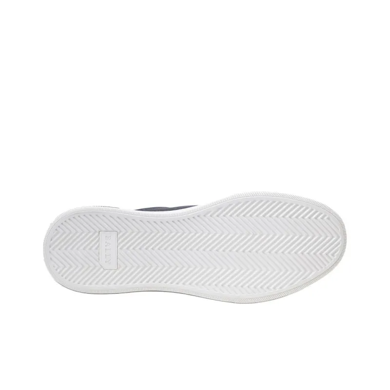 BALLY Mathys Low Top Skateboard Shoes Men's Blue-5
