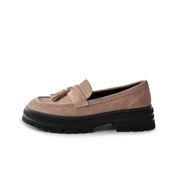 MINNETONKA Loafers Low-Top Women's Milk Tea Beige
