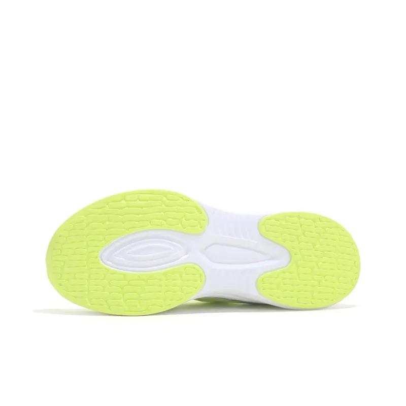 KVIV Cushioning Slip Resistant Breathable Coverage Lightweight Running Shoes Unisex Neon Green-6