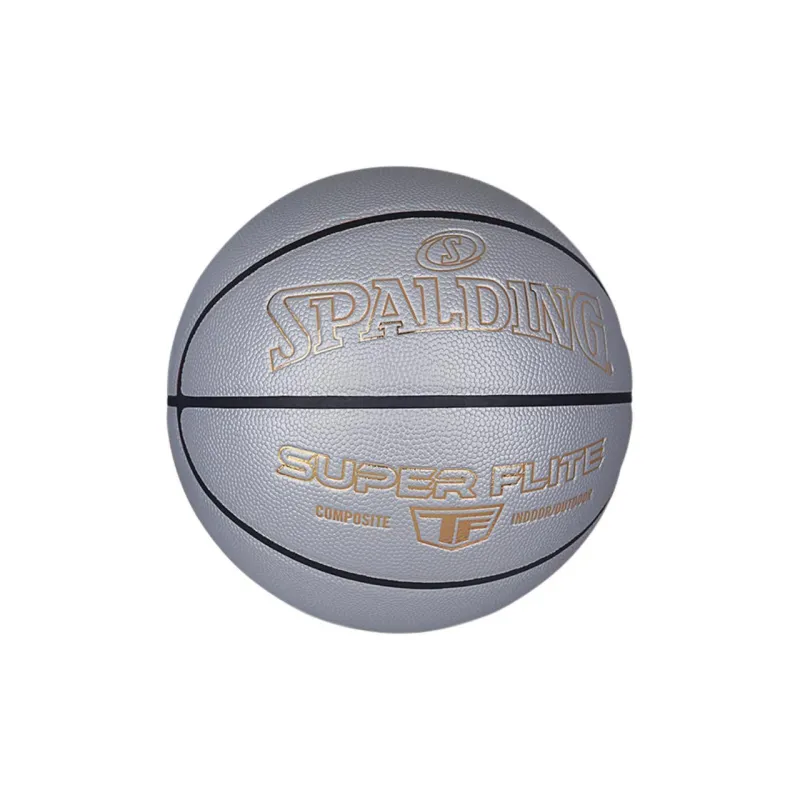 SPALDING TF Excellence Series PU Basketball Silver Size 7 Training Unisex-4