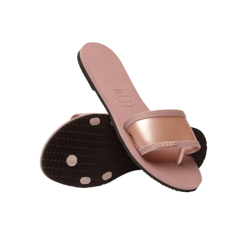 Havaianas Slide Slippers Women's Pink-5