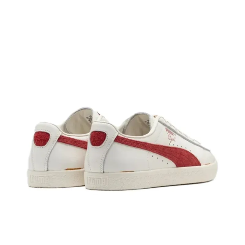 PUMA Clyde Neverworn 3 'White Club Red'-3