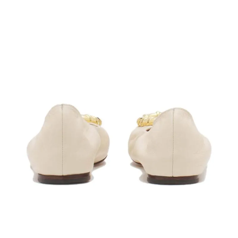 Lanvin Melodie Leather Ballerina Shoes-4