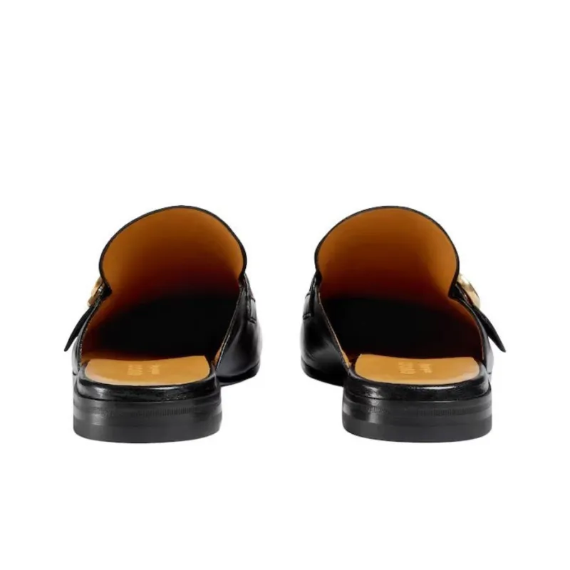 GUCCI Princetown Slipper 'Double G - Black'-4