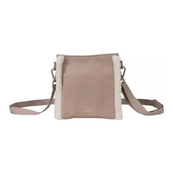 Anta Life Collection Fabric Shoulder Bag Crossbody Bag Women's Khaki