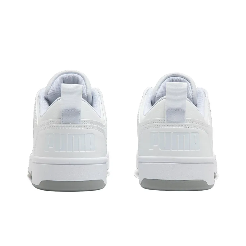 PUMA Rebound Layup Anti Slip Wear Resistant Low Top Skateboard Shoes Unisex White-4