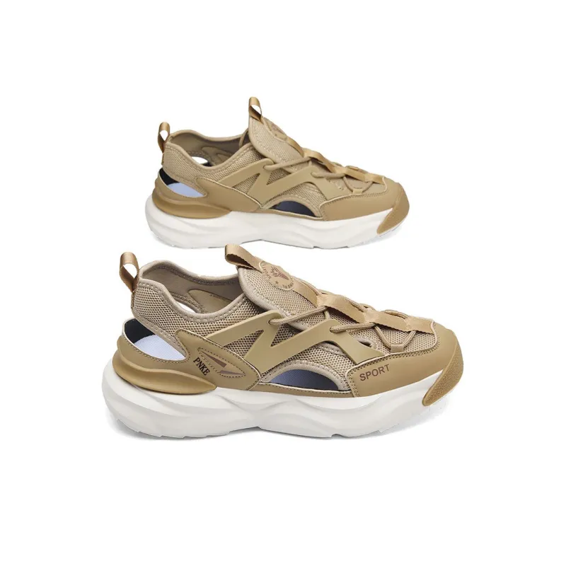 PNKE River Trekking Shoes Unisex Black/Beige-2