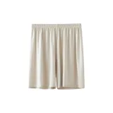 Thigh-Length Pants-Skin Apricot