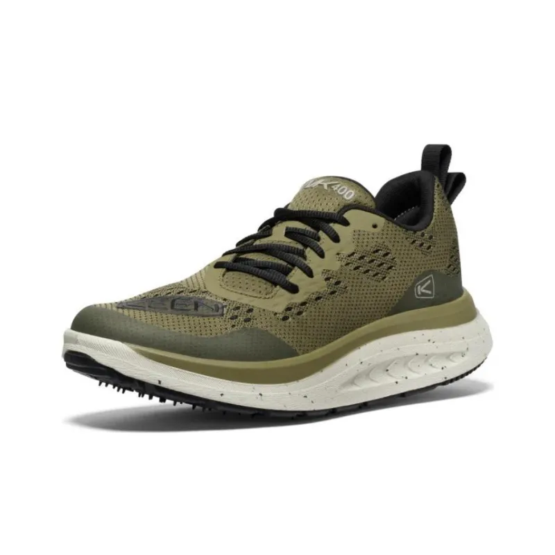 KEEN WK400 Double Cushioning, Wear Resistant Low Top Outdoor Shoes Men's Green-2