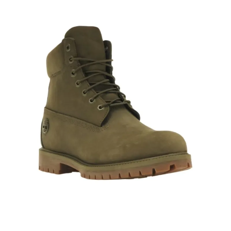 Timberland 6' Heritage Premium Waterproof Boot Olive Nubuck-2