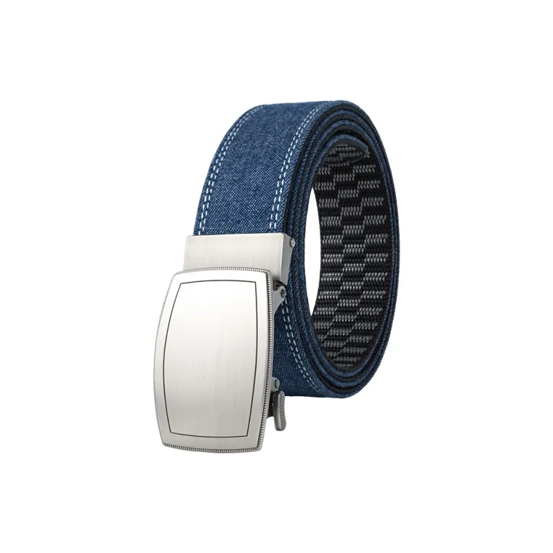 NINE NAIL Nine Section Spike Peaceful Life Buckle Denim Color Scheme Canvas Men's Belt Men's Width  3.5cm-19
