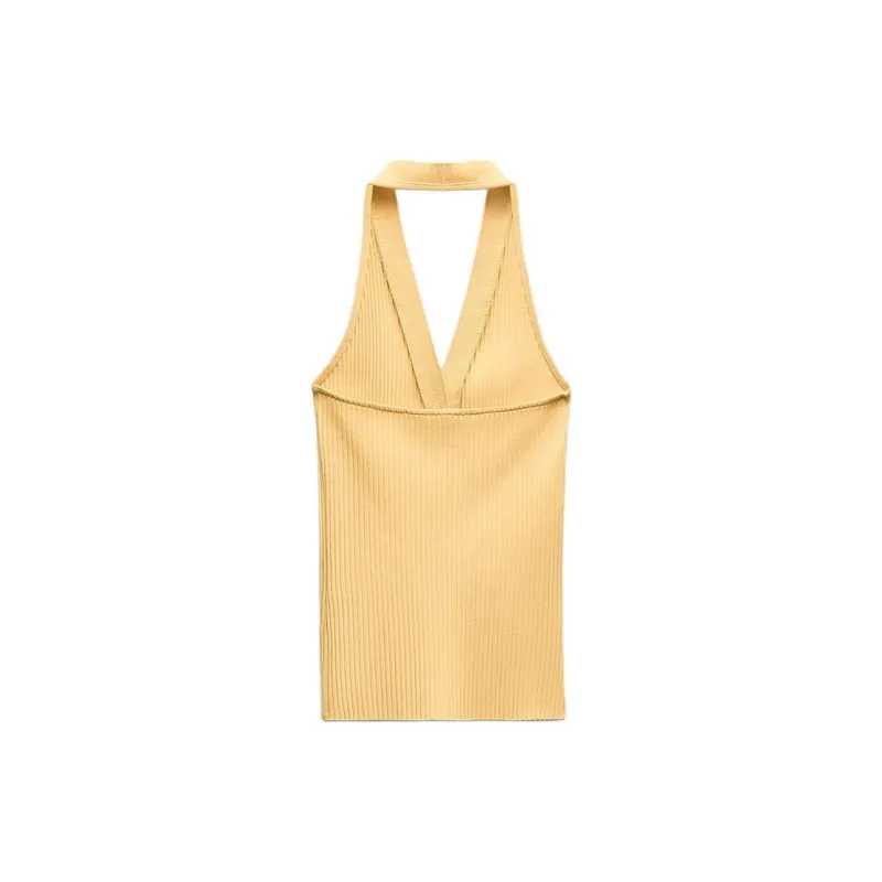 ZARA Camisole Women's Light Yellow-1