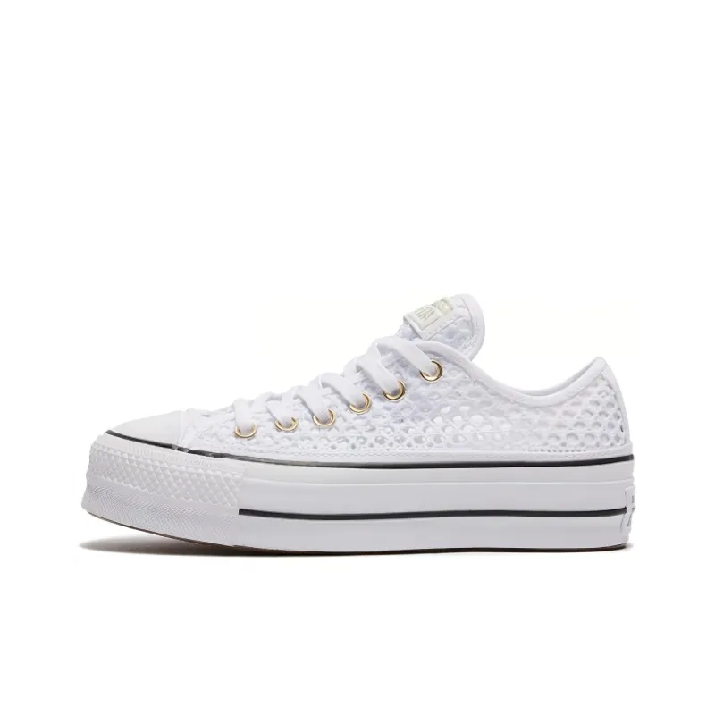 Converse Chuck Taylor All Star White Weave Low Top Women's-0