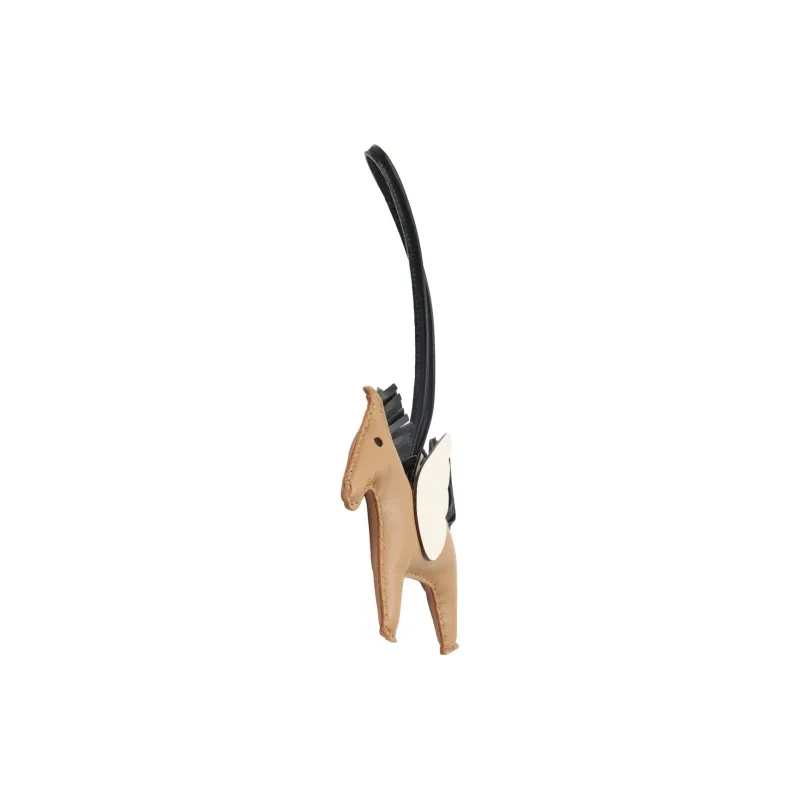 HERMES Sheepskin Pendants Unisex Brown-2