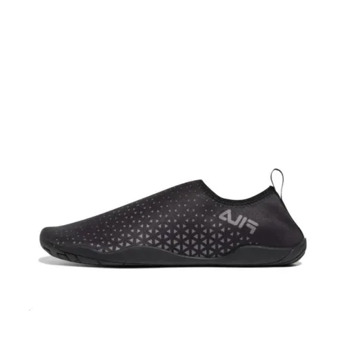 FILA Slick Aqua Abrasion Resistant Breathable Low Top Outdoor Shoes Unisex Black