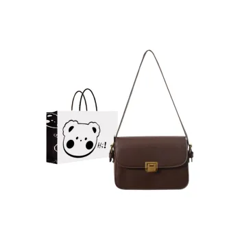 NX DOUGHNUT PU Small Square Bag Crossbody Bags Regular Women's Black Coffee Brown Ecru