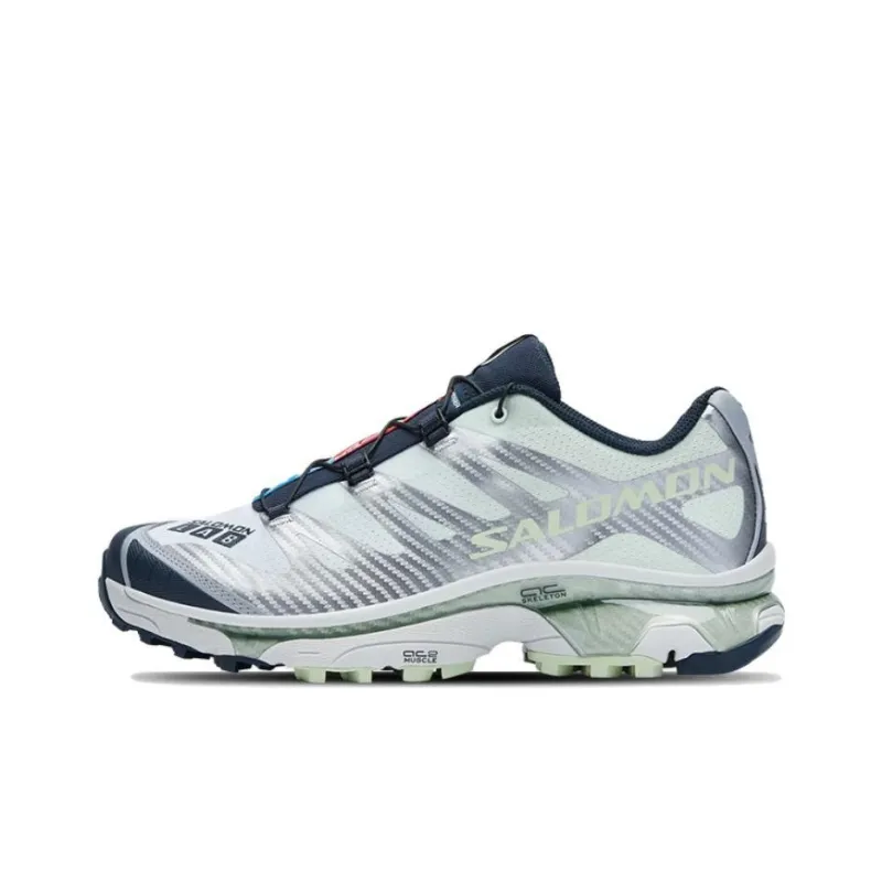 SALOMON XT-4 Cushioned Slip-Resistant Abrasion-Resistant Low-Top Casual Shoes Unisex Celadon Green-0