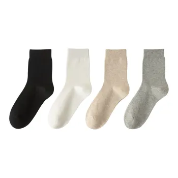 XXLLG Mid-Calf Socks Men's 4 Pack