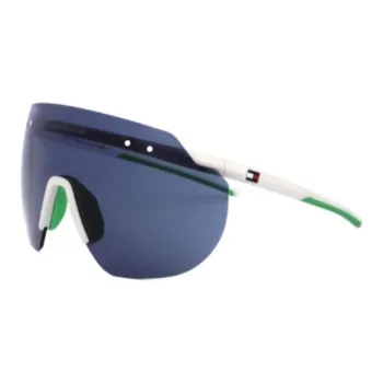 Tommy Hilfiger Irregular Shape Sunglasses Men's White