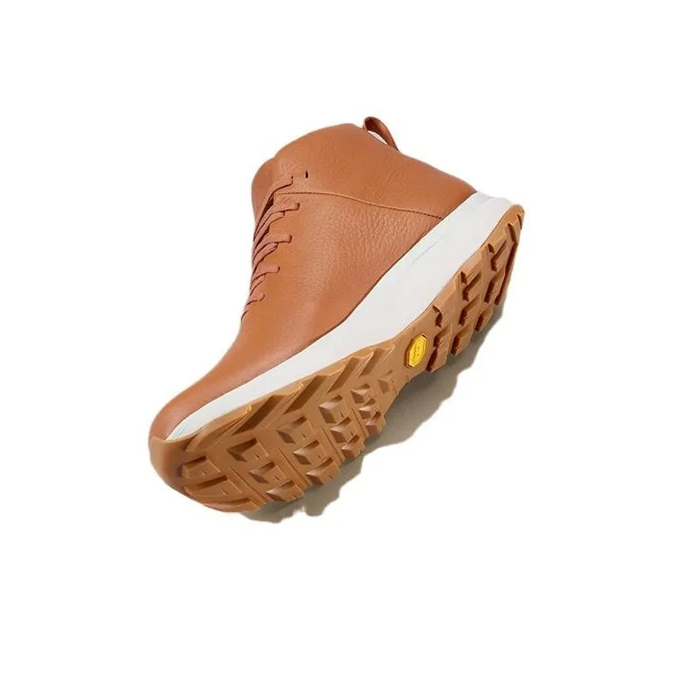 Arcteryx Solano LTHR Shock Absorbers With Slip Resistant Features Mid Top Casual Shoes Unisex Brown Gray-2