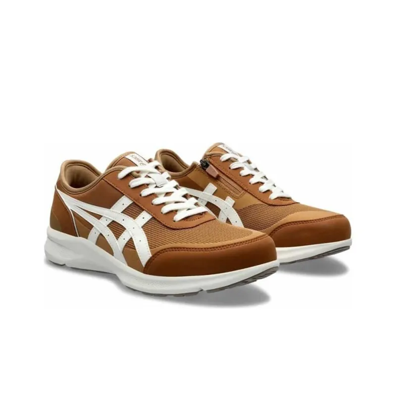 Asics Hadashi Walker Cushioning Wear Resistant Low Top Casual Shoes Men's Brown White 3E Width-2