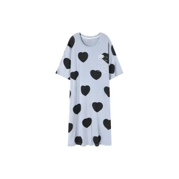 Mulong Family Nightgown Women's Slate Gray