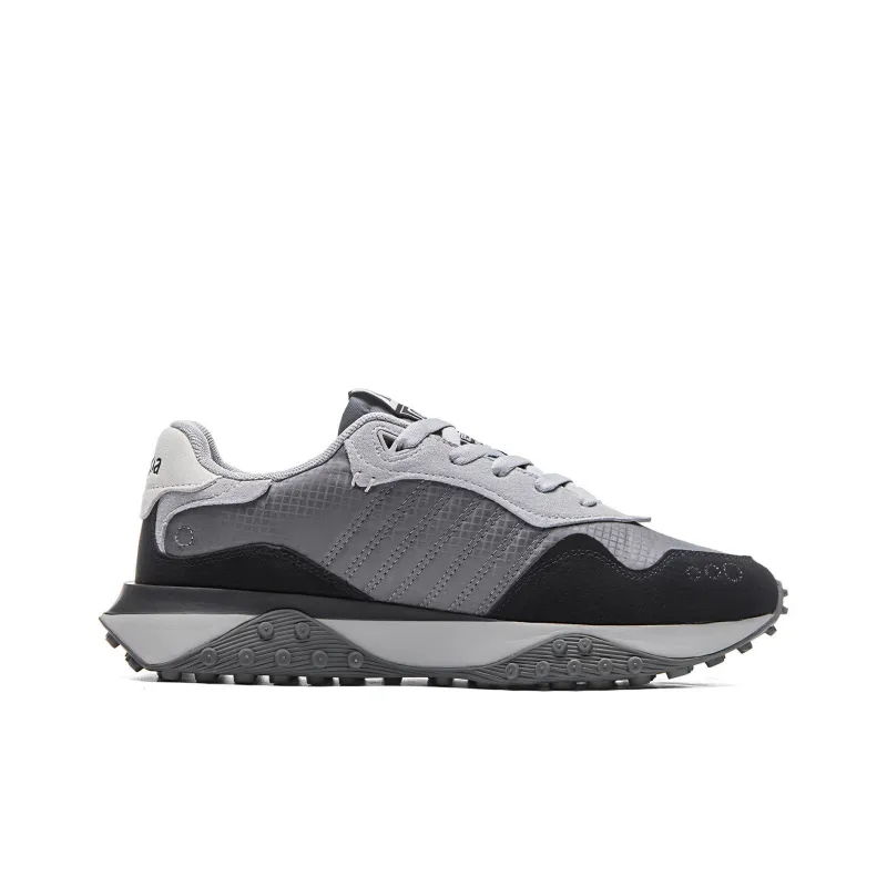 Kappa Running Shoes Unisex Low Top Gray-1