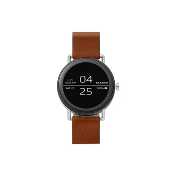 SKAGEN Wrist Watch Automatic Mechanical Movement Leather Watch Bands 42mm Black Dial Unisex SKT5003
