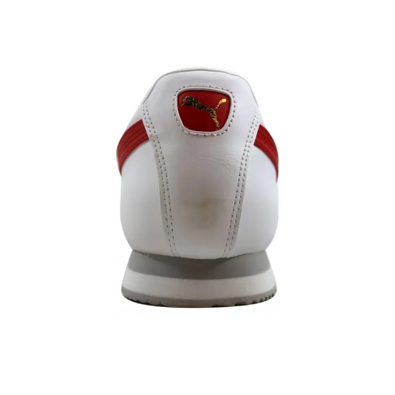 PUMA Roma Basic White High Risk Red-3