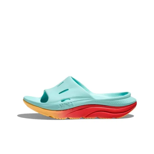 HOKA ONE ONE Ora Recovery Slide 3 Slide Slippers Unisex Blue/Red