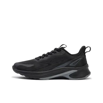 361° Sharp Teeth Slip Resistant, Abrasion Resistant, Breathable Low Top Running Shoes Women's Black Gray