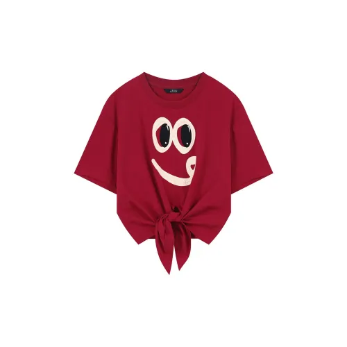 ELF SACK T-Shirts Women's Smiley True Red