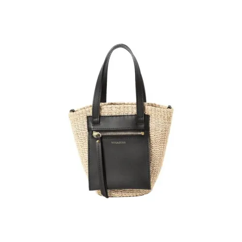 Beams Banana Fiber Mesh Portable Crossbody Bag Shoulder Bag Mini Women's Natural/Black Natural/Grey White