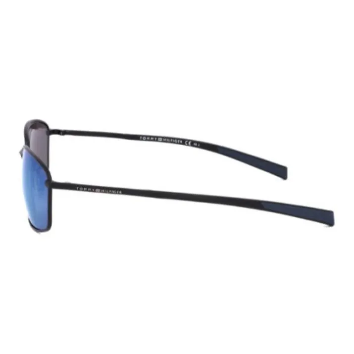 Tommy Hilfiger Irregular Shape Sunglasses Men's Black-2