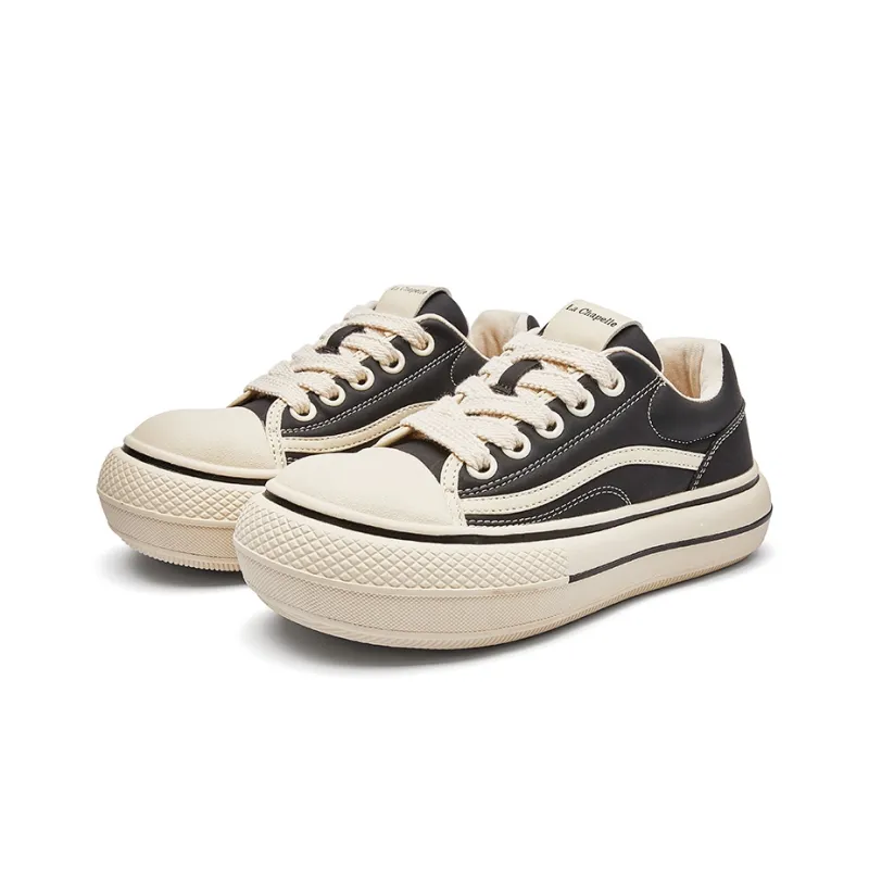 La Chapelle Abrasion Resistant Breathable Height Increasing Low Top Skateboard Shoes Women's-12