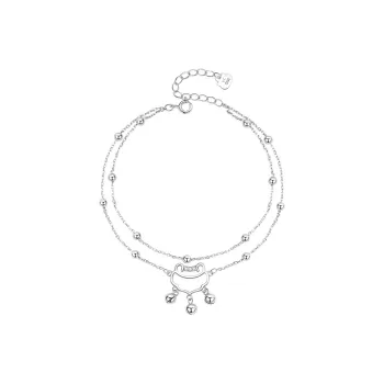 Fu Ru Ji S925 Silver Anklets Women's