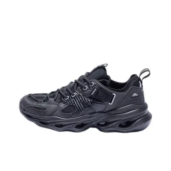 TOREAD Slip Resistant And Breathable Low Top Hiking Shoes Men's Black